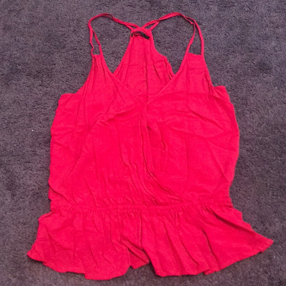 Hot Pink Buttoned Top